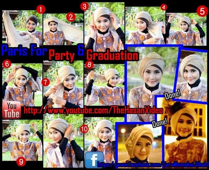 Tutorial Jilbab Untuk Hijaber Indonesia Tutorial Model Kerudung Segi Empat Untuk Pesta Dan